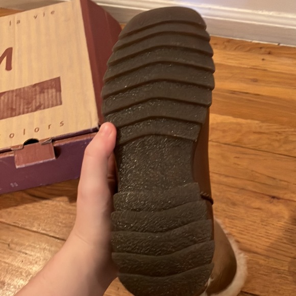 Bastien Dylan Cognac Face Shearling Boota Size 6.5 - Picture 9 of 12